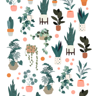 Zestaw naklejek BOTANIC