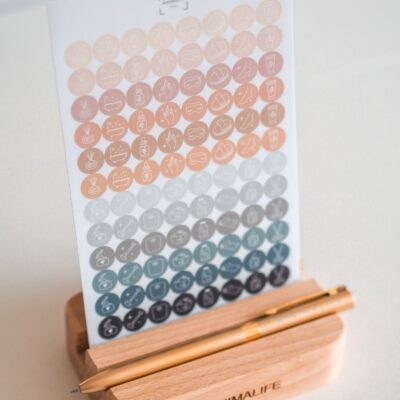 Naklejki do planowania - czas wolny, relaks