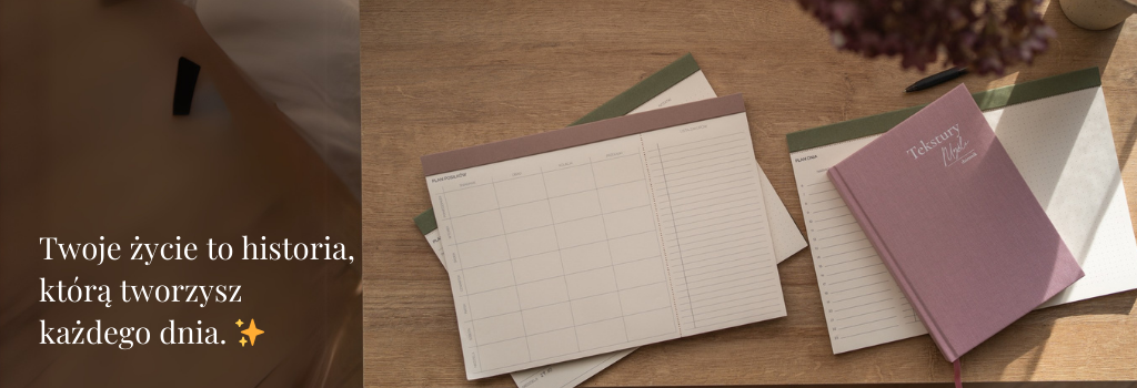 Artykuły do planowania MINIMALIFE - plannery, dzienniki, notesy, biuwary z możliwością personalizacji