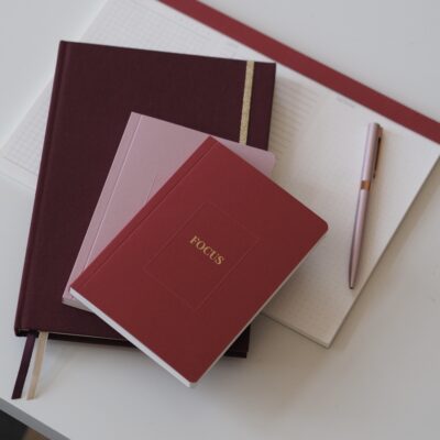 Autorski zestaw do planowania | planer biurkowy, bullet planner B5, notesy B6 i długopis