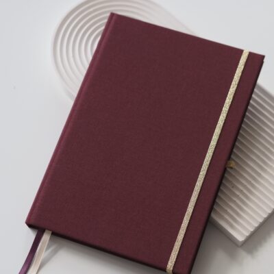 Burgundowy planner B5 Burgundy Charm – elegancki bullet journal
