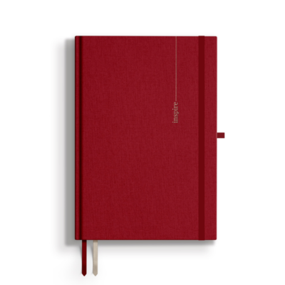 Planner niedatowany tygodniowy MINIMALIFE czerwony INSPIRE