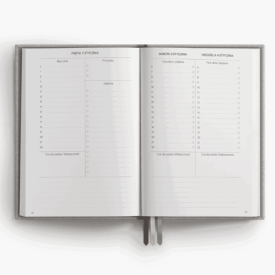 MINIMALIFE planner 2026 dzienny plan dnia