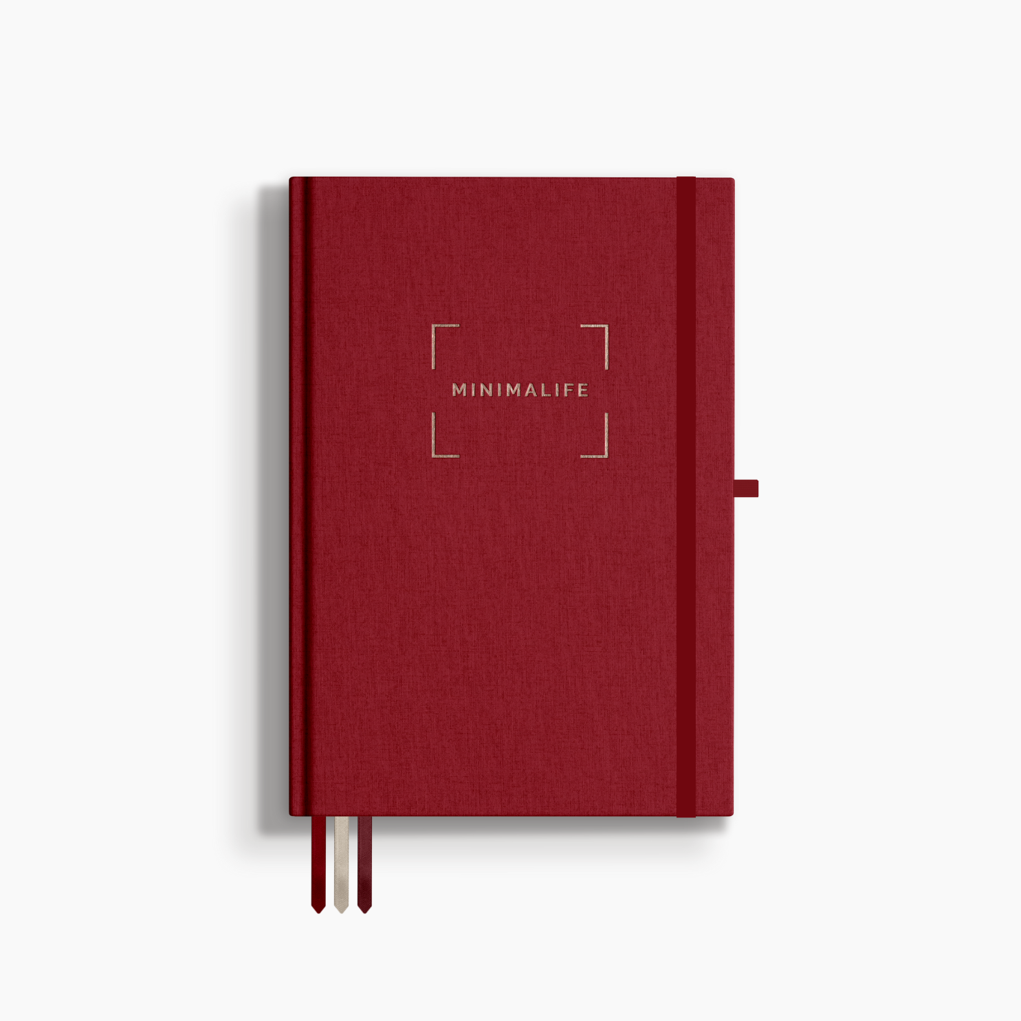 Planner 2026 MINIMALIFE czerwony cherry dzienny i tygodniowy