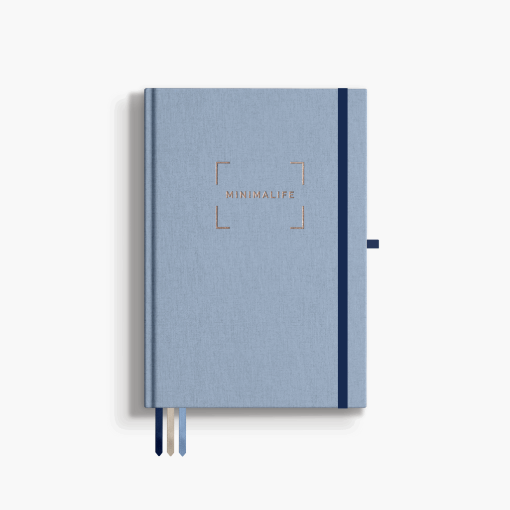 Planner MINIMALIFE 2026 niebieski dzienny i tygodniowy