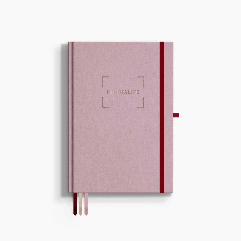 Planner MINIMALIFE 2026 rozowy dzienny i tygodniowy