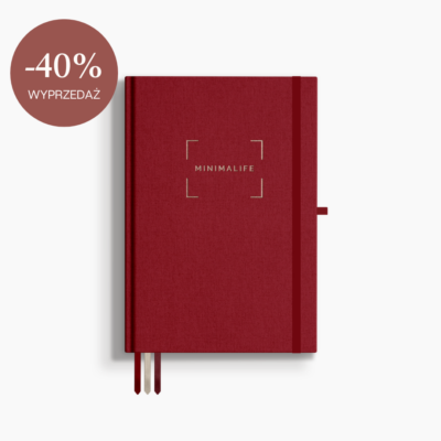 Planner tygodniowy MINIMALIFE 2026 - CHERRY