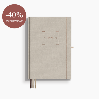 Planner dzienny MINIMALIFE 2026 - LINEN