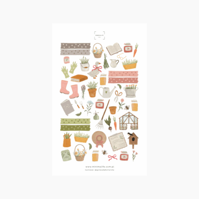 Naklejki do planowania wiosna MINIMALIFE