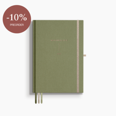 MINIMALIFE kalendarz 2027 szalwia plotno preorder SAGE