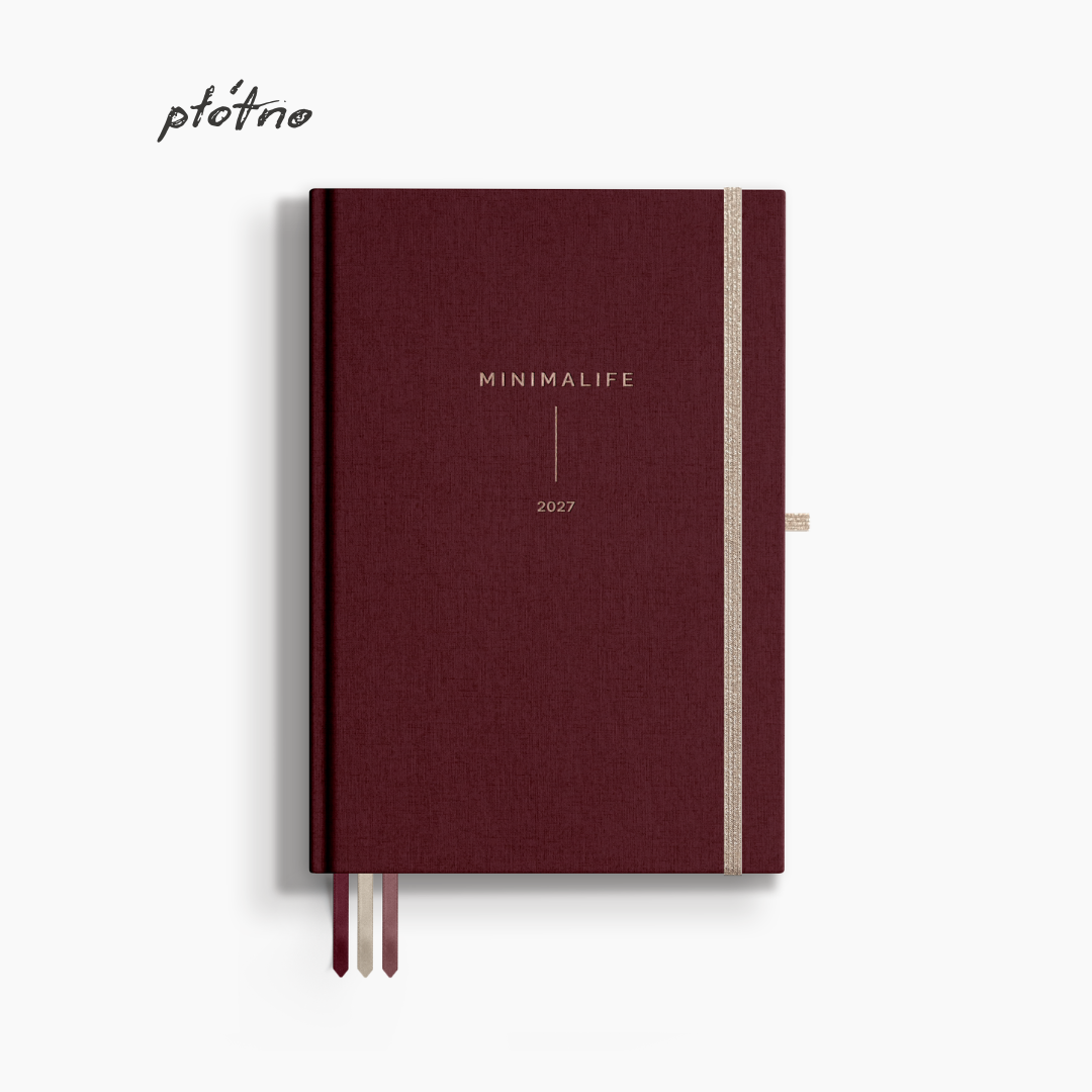 Planner dzienny MINIMALIFE 2027 - GARNET | PREORDER - obrazek 9