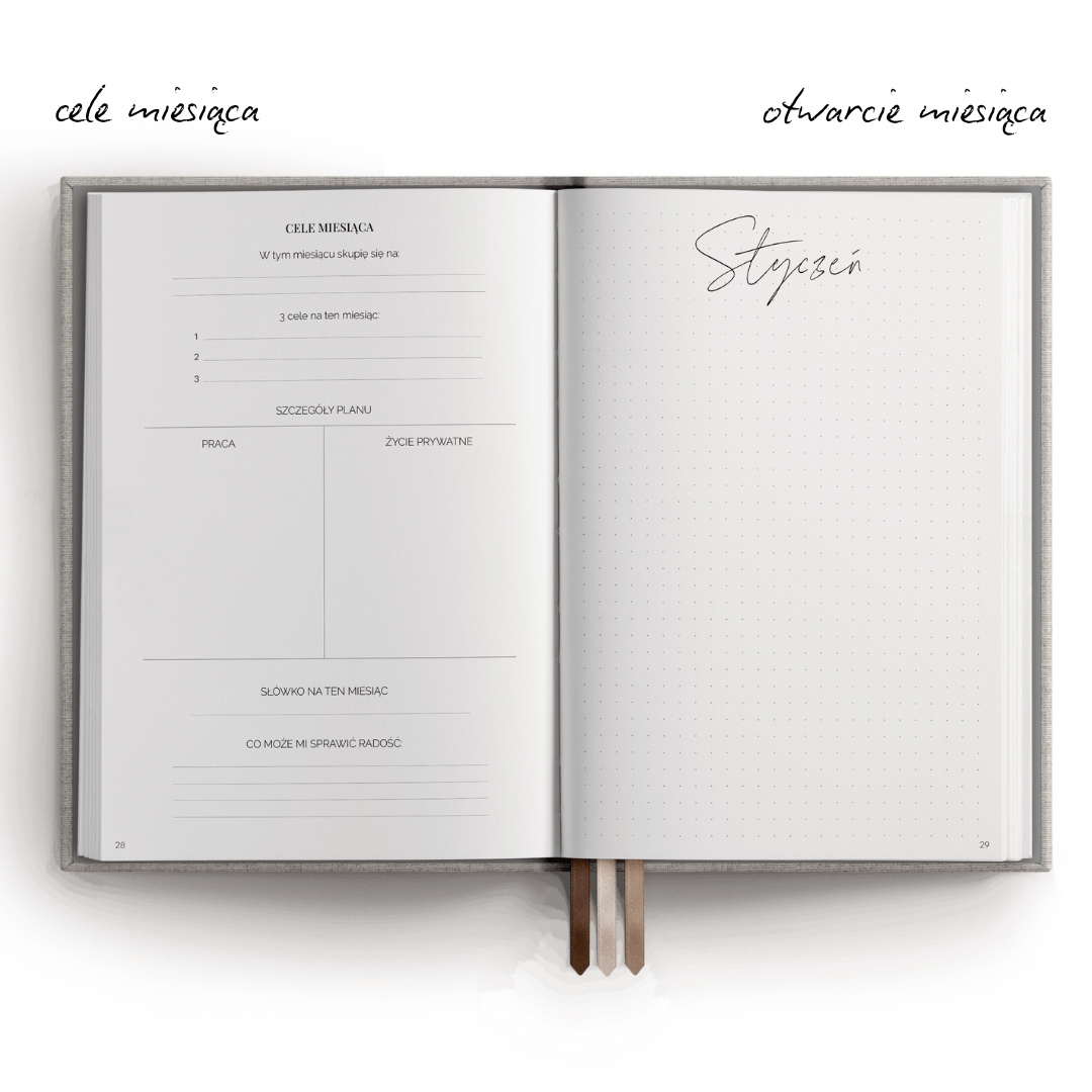 MINIMALIFE planner 2027 cele miesiaca