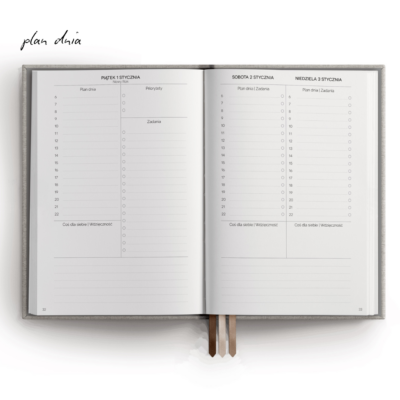 MINIMALIFE planner 2027 plan dnia