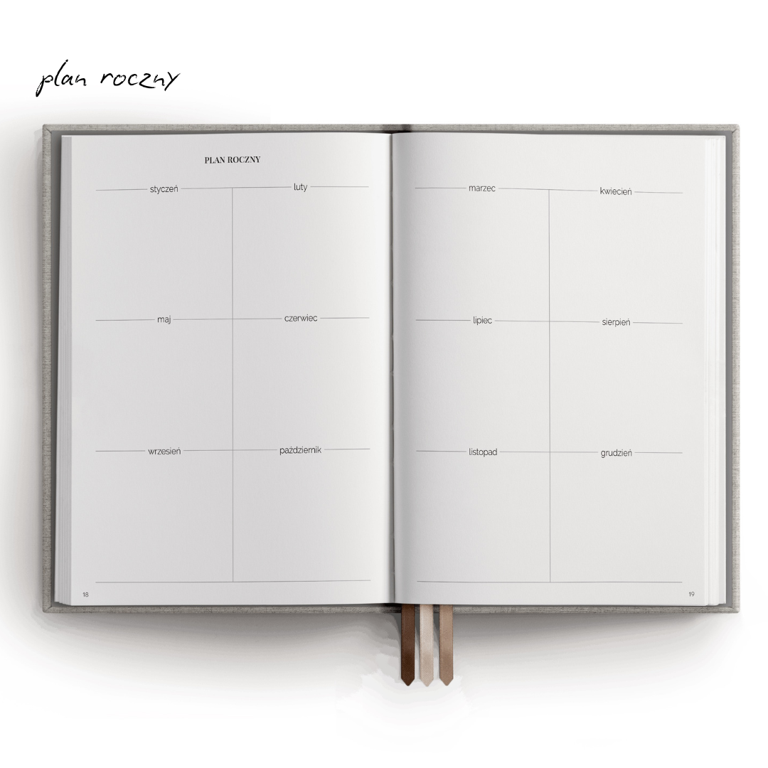 MINIMALIFE planner 2027 plan roczny