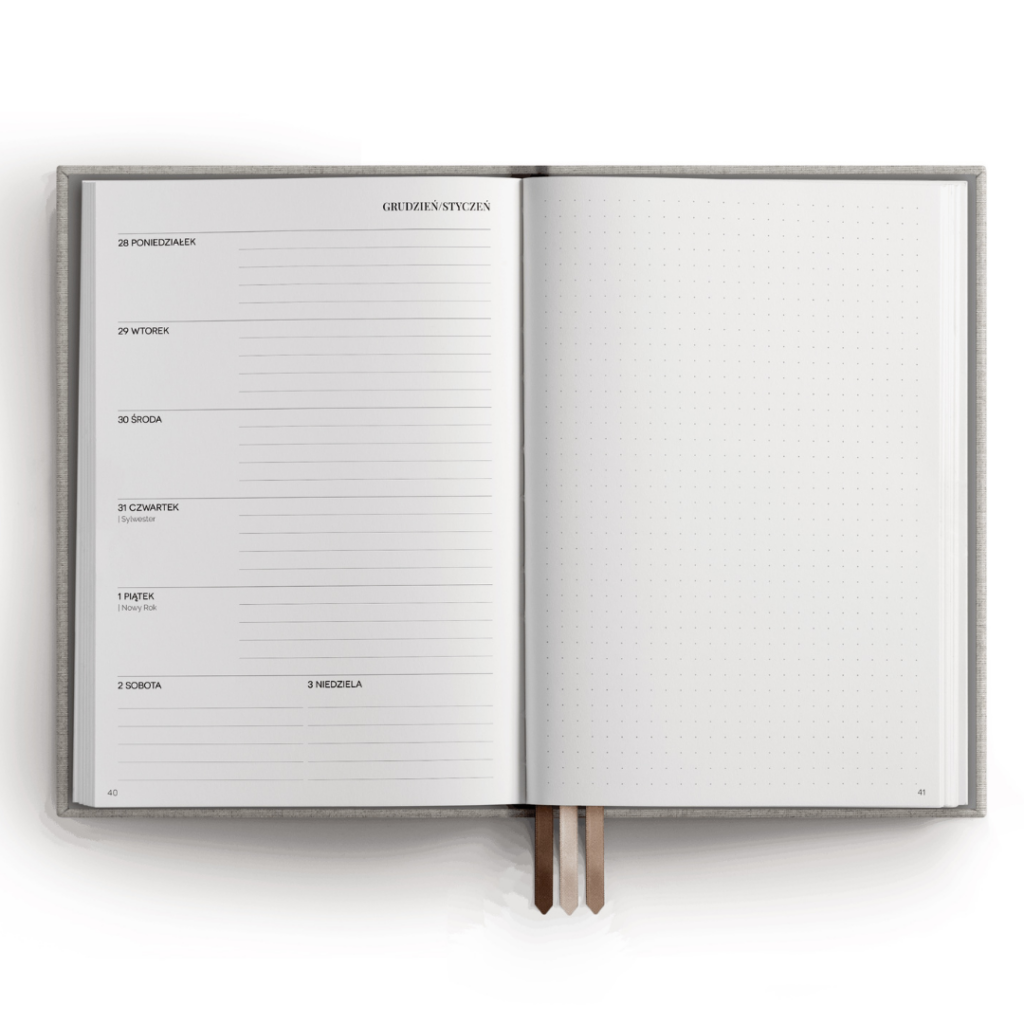 MINIMALIFE planner kalendarz dzienny tygodniowy plan tygodnia